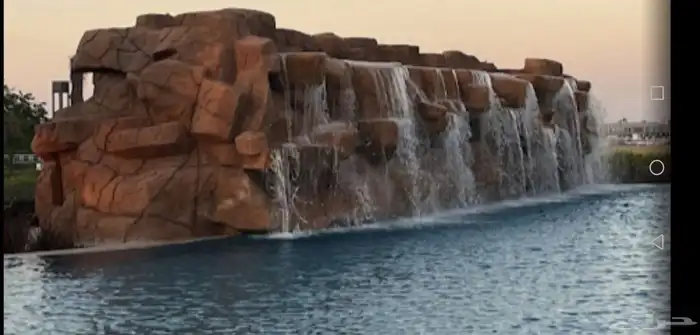 اعمال نحت اسمنتي صخريه شلالات اندنيسي 0