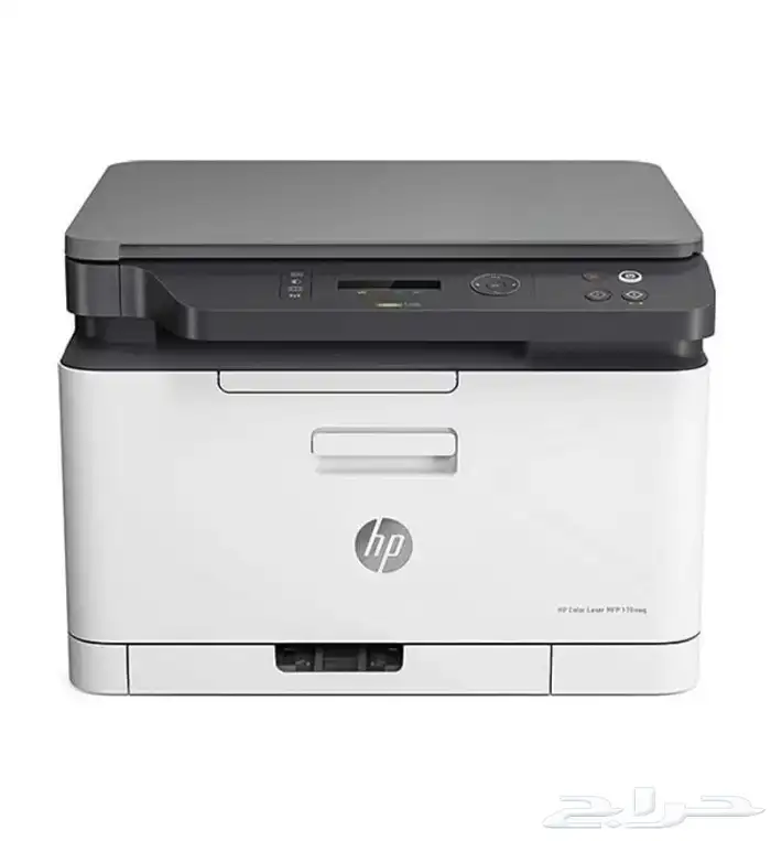 طابعة ليزر hp ملون أسود عن طريق الجوال أو كمبيوتر 0