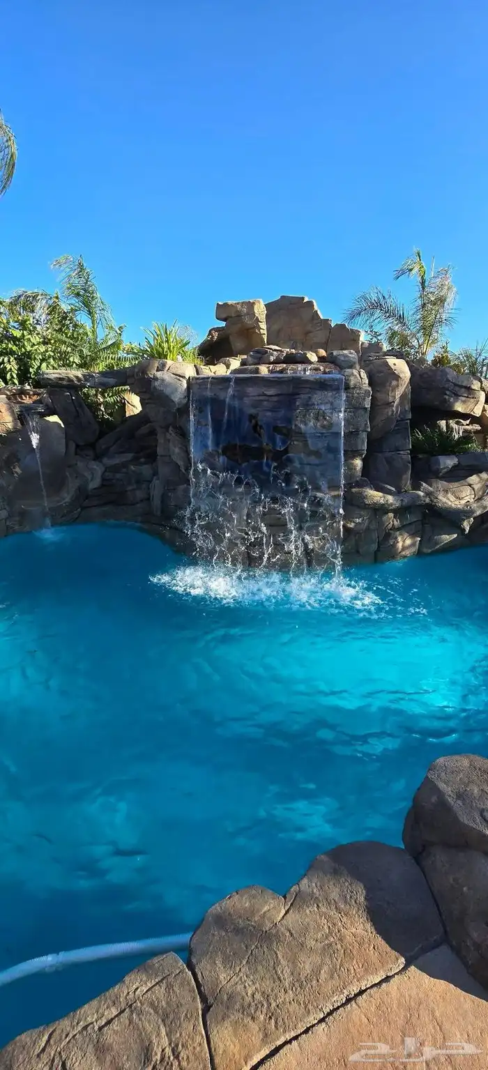 اعمال نحت اسمنتي صخريه شلالات اندنيسي 8