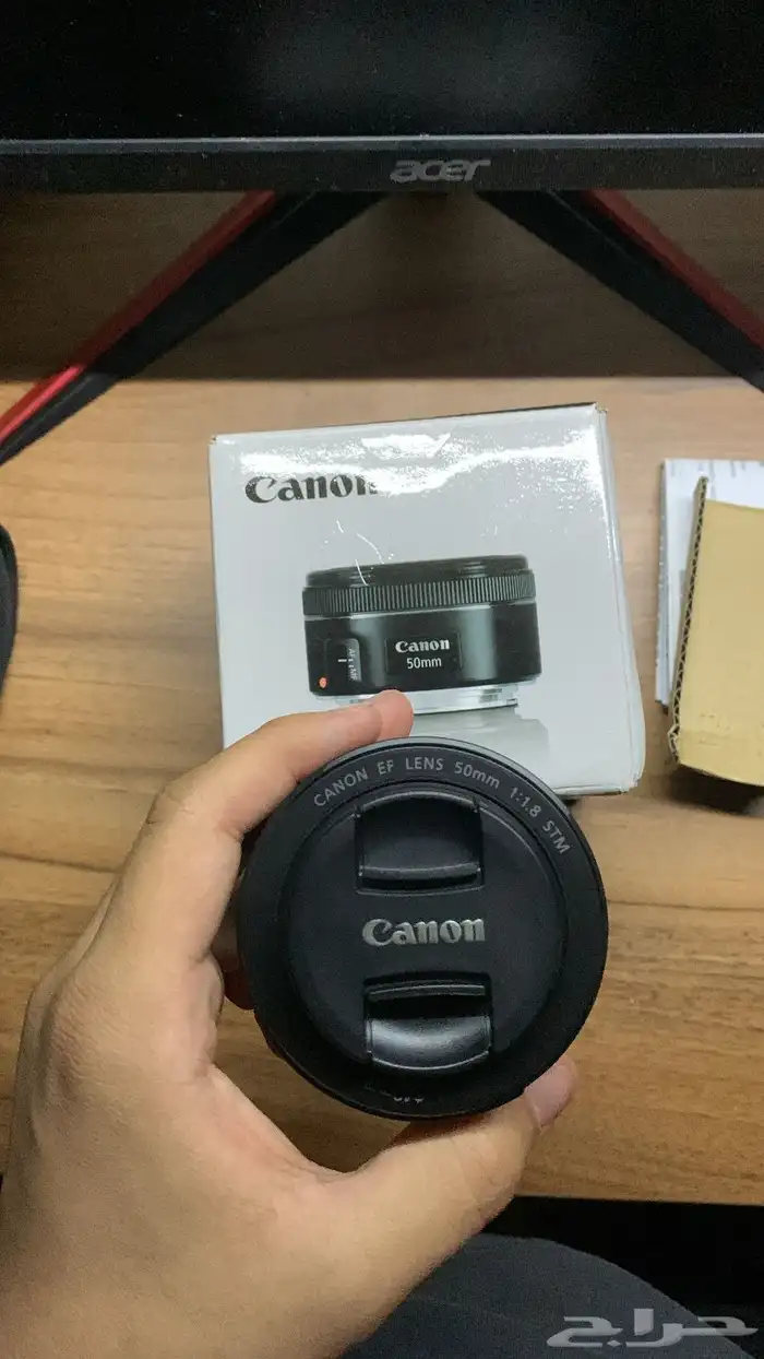 عدسة كانون 50mm 0