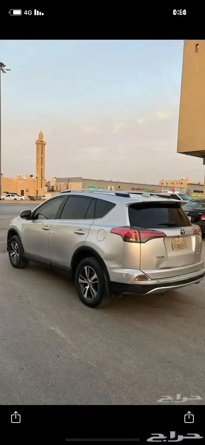 راف فور تويوتا للبيع ممشى 300 الف 2