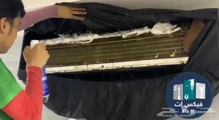 غسيل مكيفات اسبلت - دولابي - مخفي - بكج وصيانتها 12