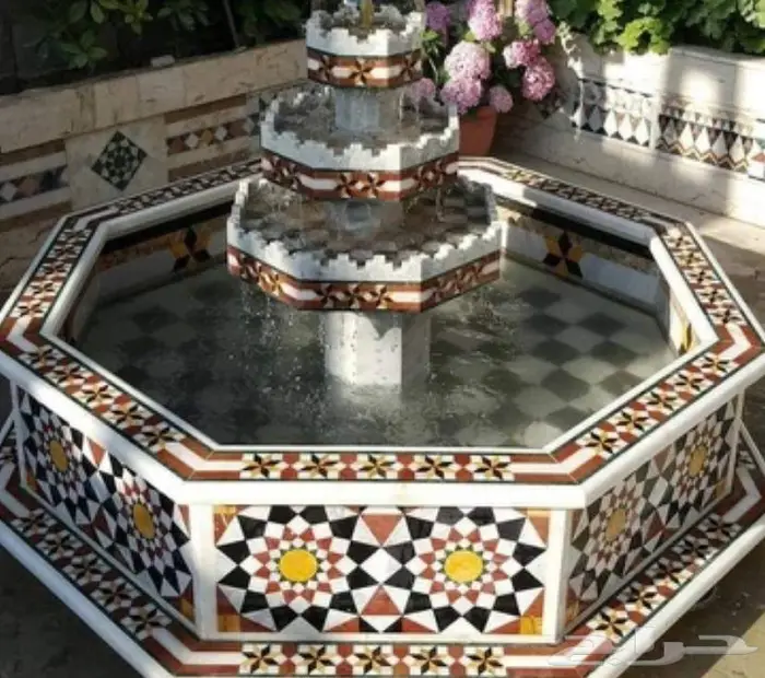 نوافير رخام طبيعي 0