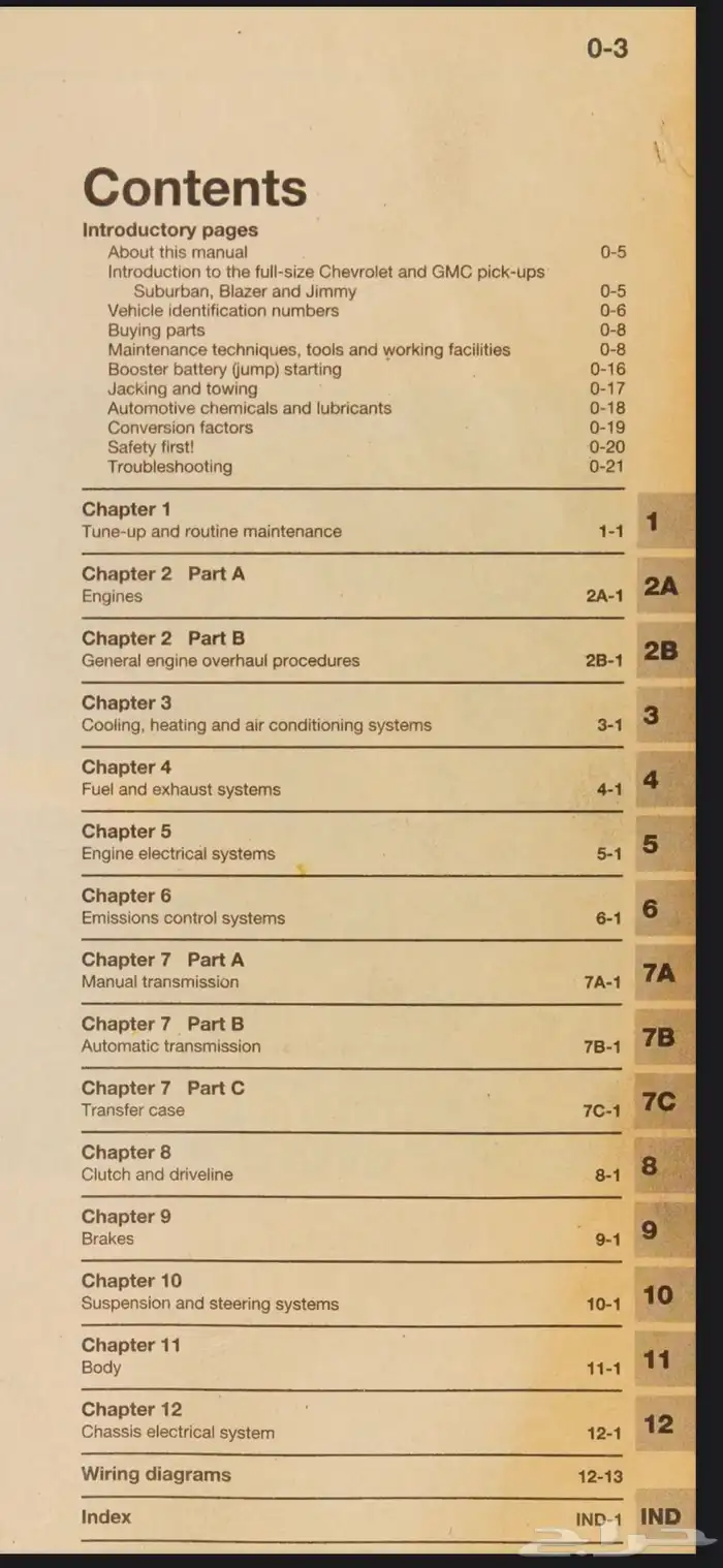 كتيب اصلاح هينيز سيرا وسلفرادو ويوكن وتاهو pdf 1