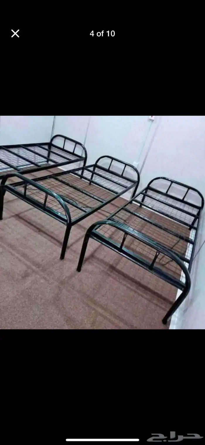 حديد سرير مفرد  دورين عندي موجود جديد جوده اول 0