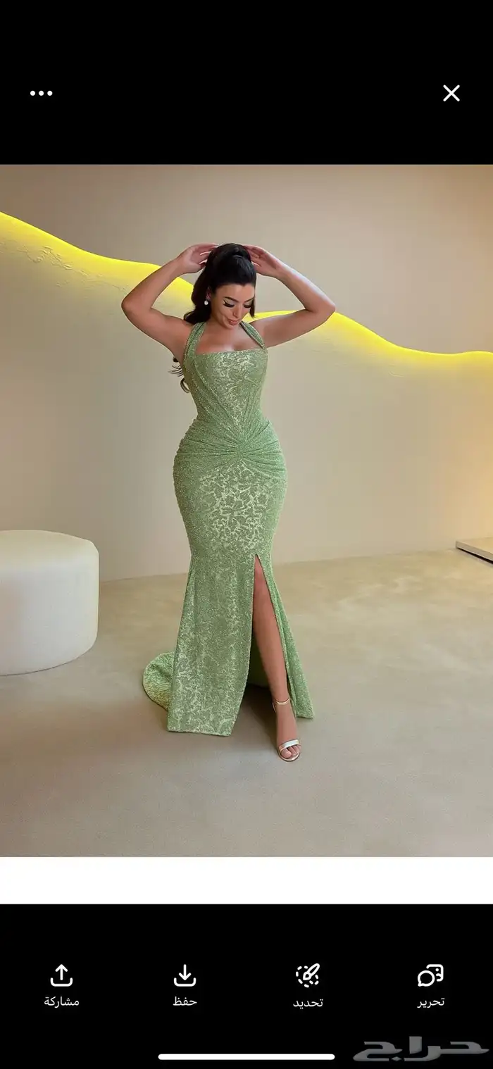 فستان فصلته ب1000ببيعه ب350 مقاسM S 4