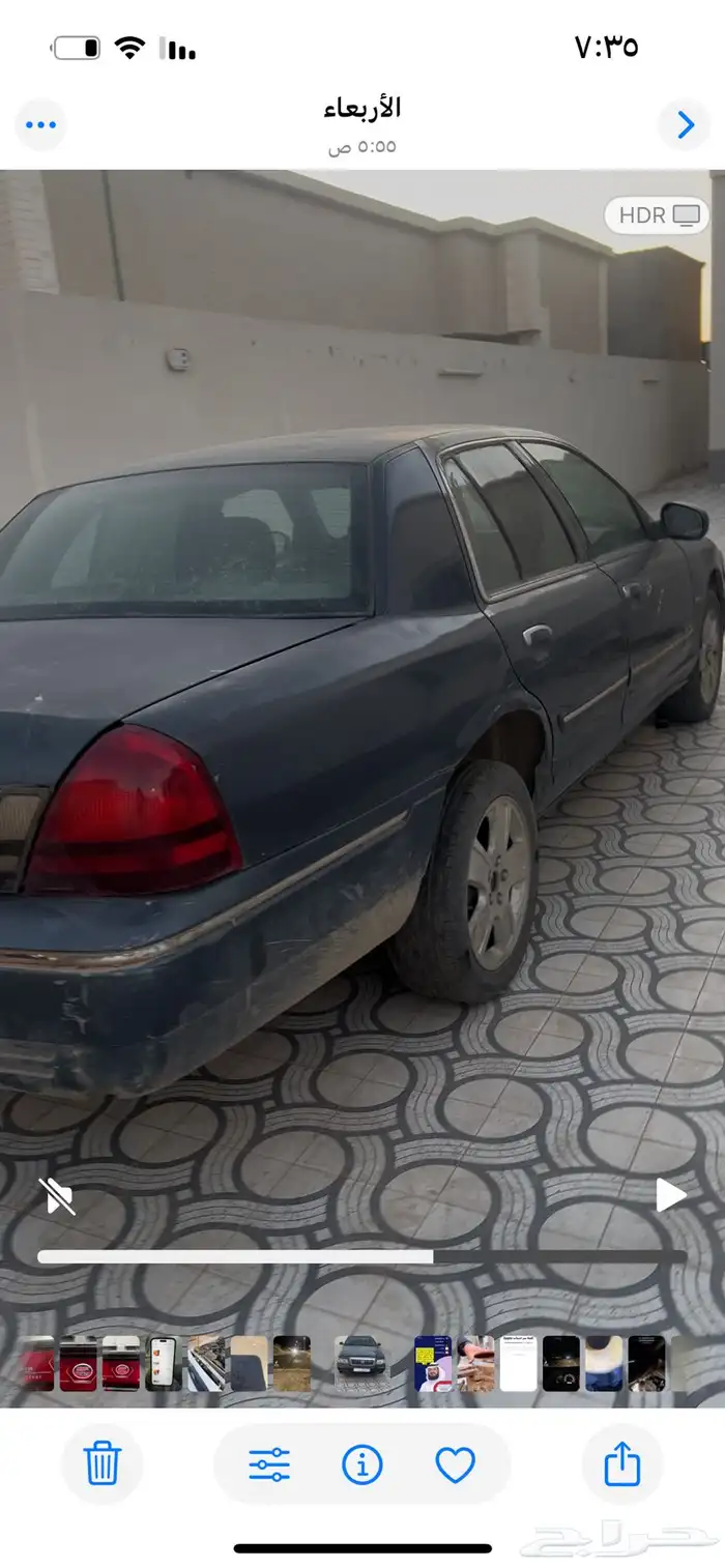فورد ماركيز 2009 للبيع تشليح فقط 4