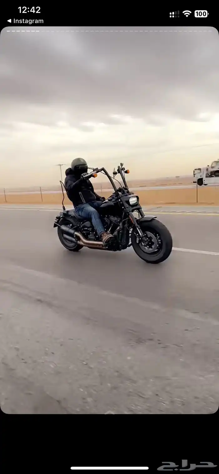 للبيع دباب هارلي ديفيدسون فات بوب مستعمل 8