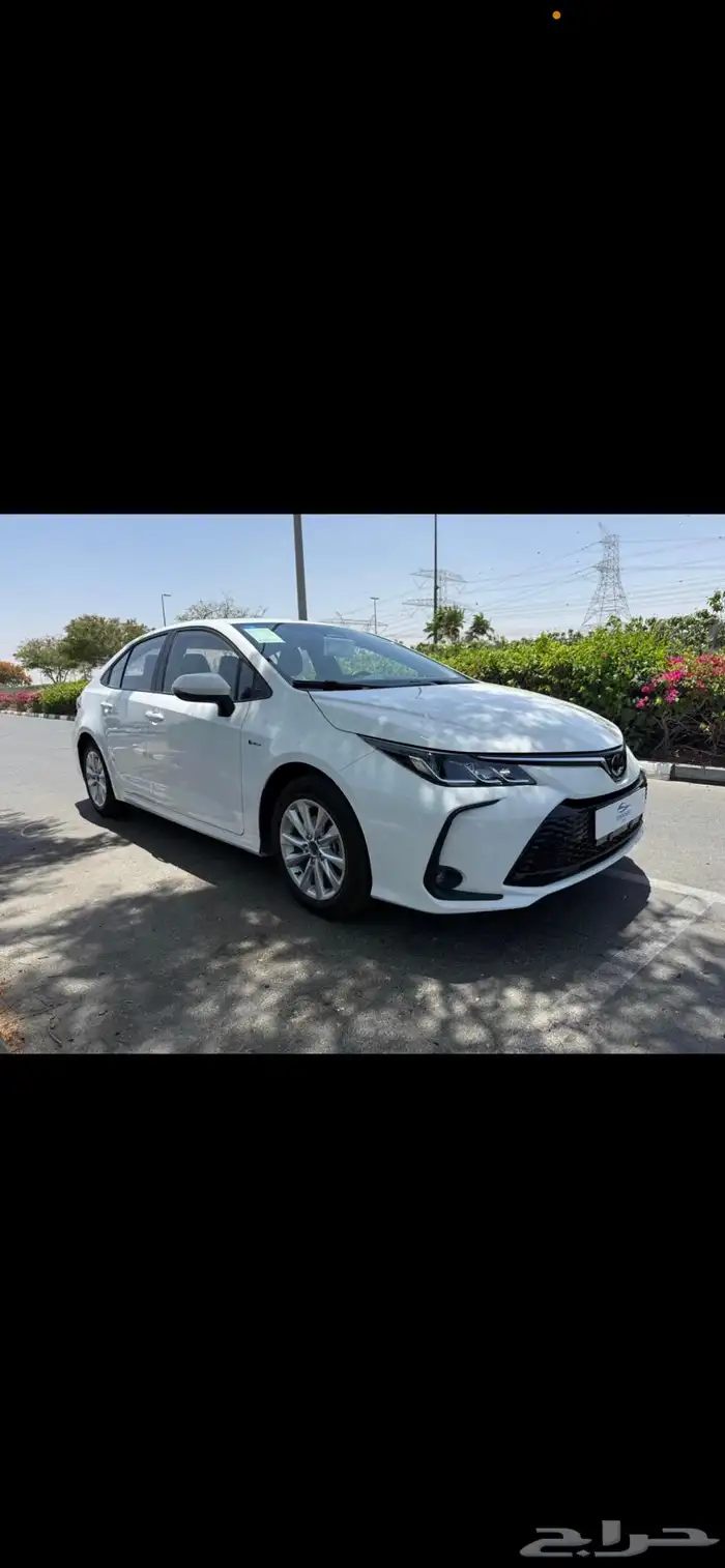 ابحث عن سيارة كورولا هايبرد موديل 2025 تجميع الصين 1800cc 1