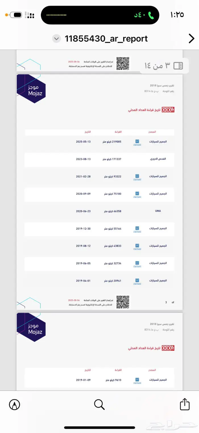 سيرا 2018 عنابي وكاله 22