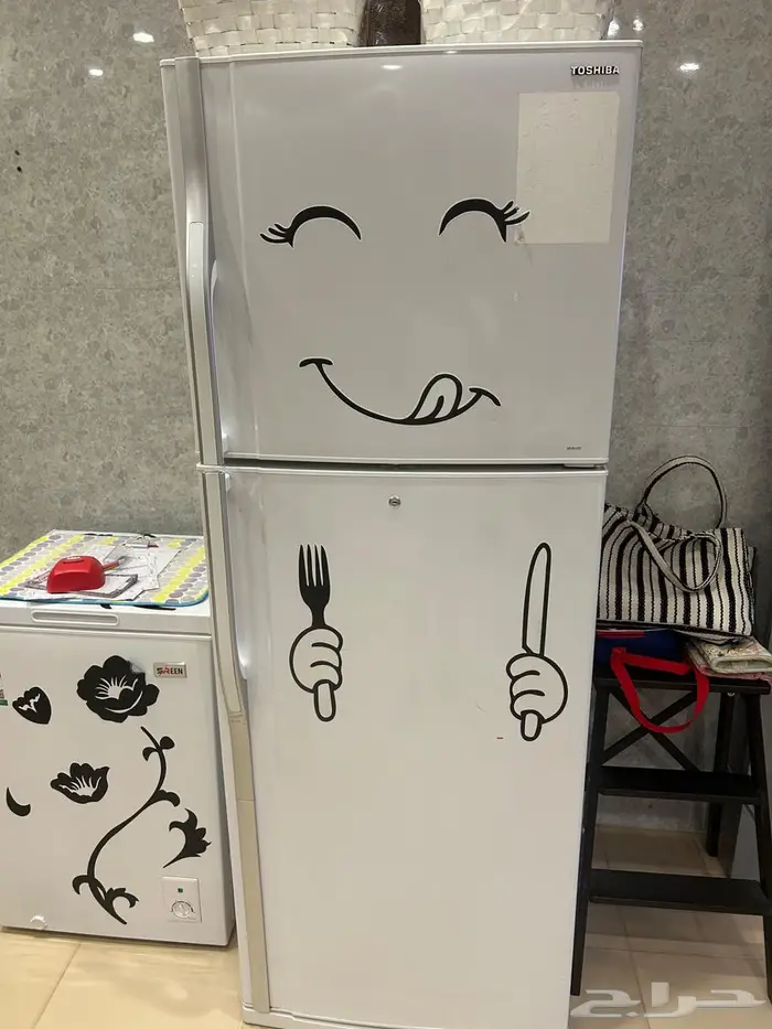 ثلاجة توشيبا نظيفه للبيع 0