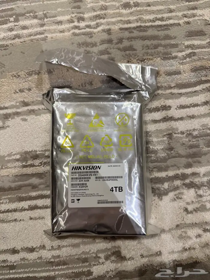 للبيع هاردسك 4 تيرا بايت جديد لم يستخدم 1