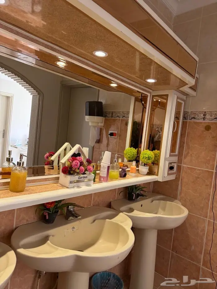 طقم 3 مغاسل ومراية ودروج 0