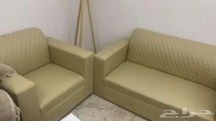 كنب 3 قطع مع ماصه 2