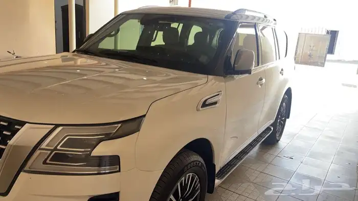 نيسان باترول بلاتينيوم داخليه بيج 2023 7