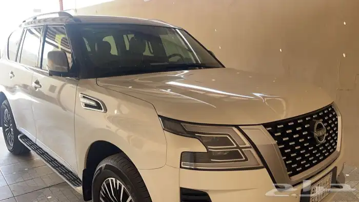 نيسان باترول بلاتينيوم داخليه بيج 2023 8