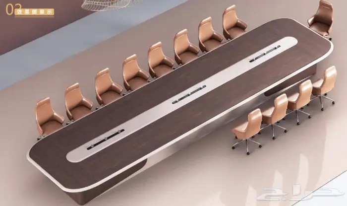 تصميم جديد وطاولات اجتماعات مكتبية فاخرة متاحة بسعر رخيص 8