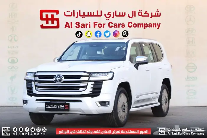 تويوتا لاند كروزر VX 2025 إقساط بنوك وشركات 1