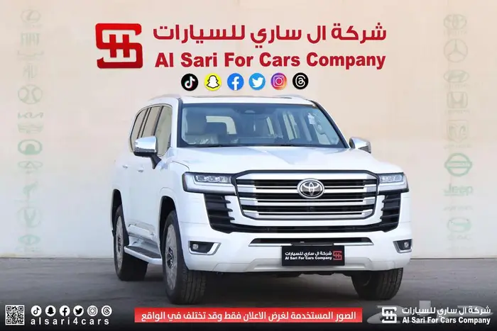 تويوتا لاند كروزر VX 2025 إقساط بنوك وشركات 2