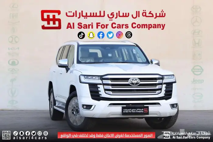 تويوتا لاند كروزر VX 2025 إقساط بنوك وشركات 4