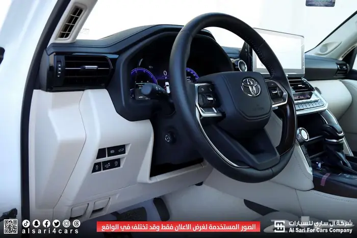 تويوتا لاند كروزر VX 2025 إقساط بنوك وشركات 22