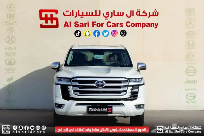 تويوتا لاند كروزر ديزل VX 2024 اقساط بنوك وشركات 0