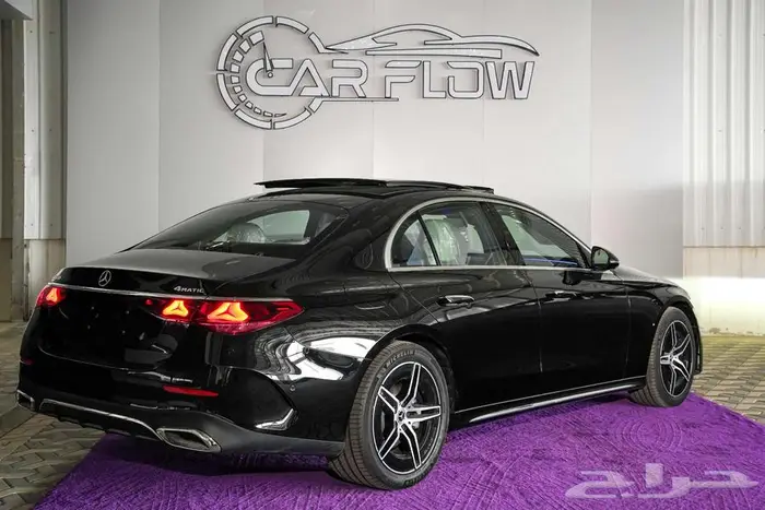 مرسيدس E300 موديل 2024 مرسيدس اسود اصفار 2