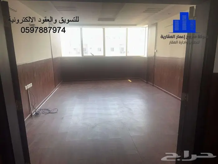 مكتب إداري 190 للإيجار حي السلامة شارع السديري جدة 8