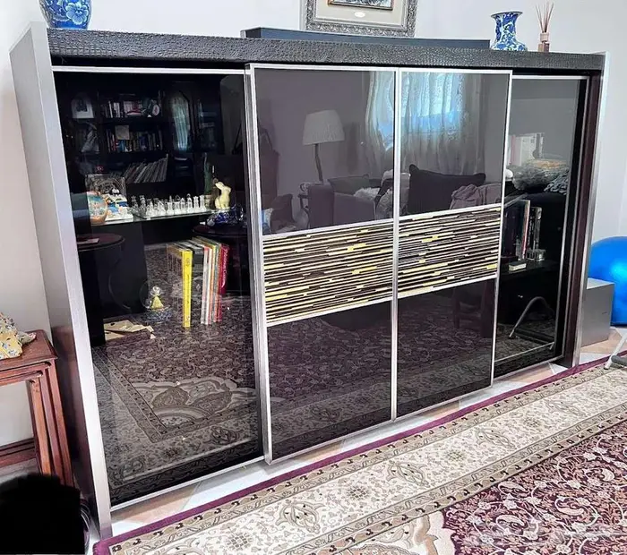 مكتبة تلفزيون أبواب سحاب مودرن 4