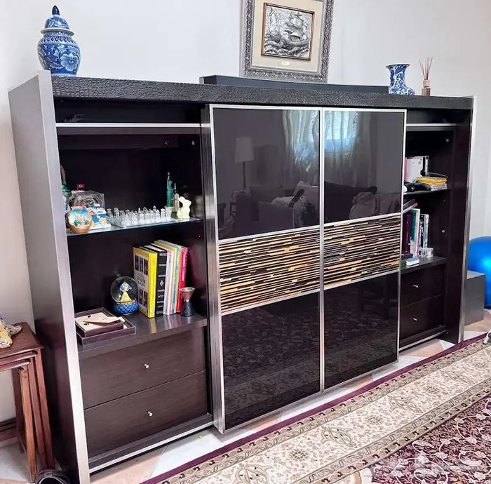 مكتبة تلفزيون أبواب سحاب مودرن 3
