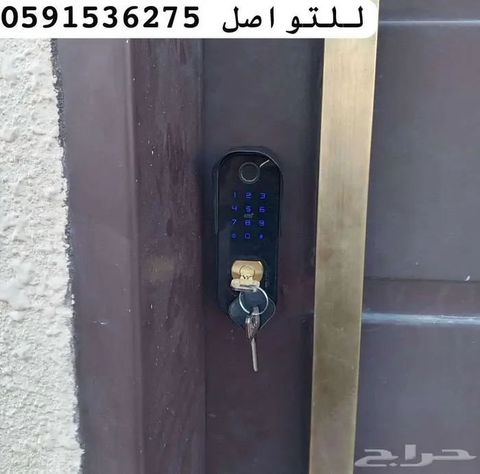 اقفال ذكيه ضد المياه قفل ابواب خارجي ضد الشمس 3
