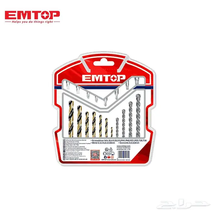 EMTOP مجموعة ريش ومفكات 19 قطعة   أداء احترافي لكل مهمة 0