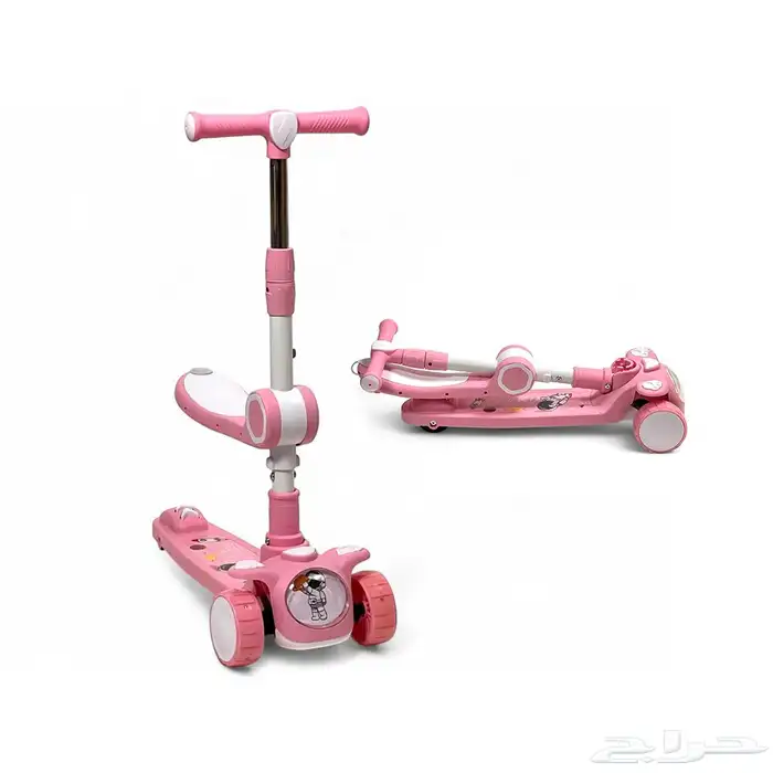 سكوتر مع مقعد للاطفال - سكوتر يدوي بمقعد بلاستيكي 11