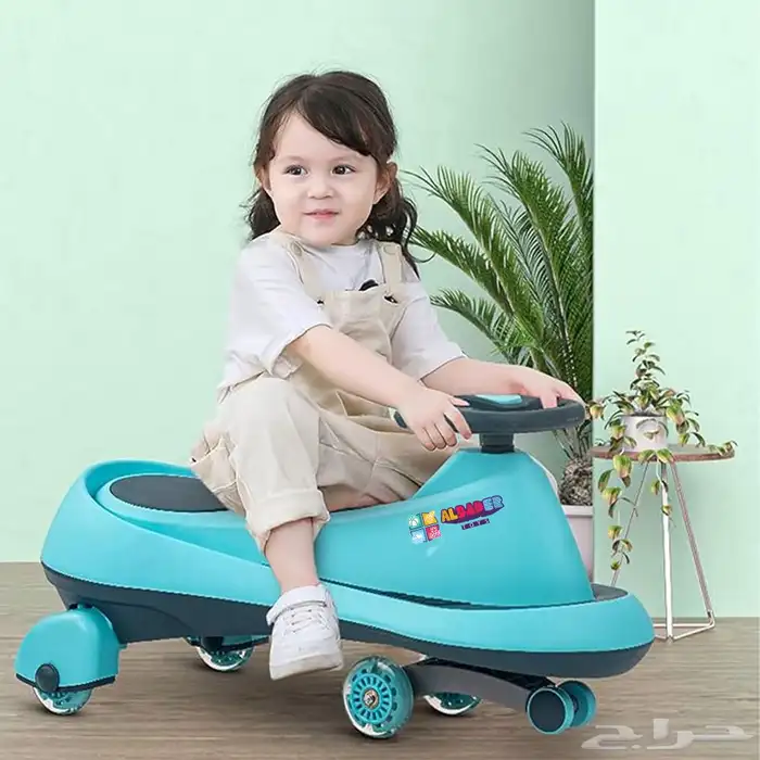 سياره دف عجيبة مع موسيقى وبتصميم فخم - سياره اطفال دفع 6