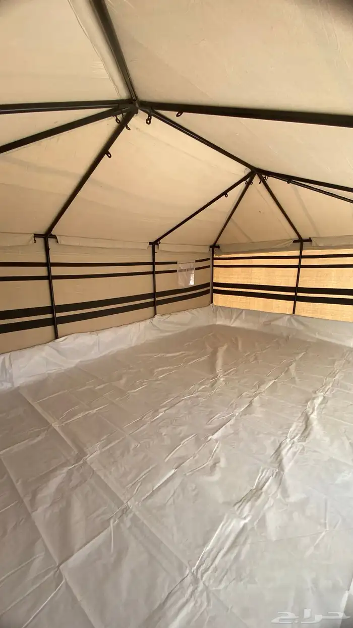 خيمة الضيافة نضام هيكل بدون اطناب 5