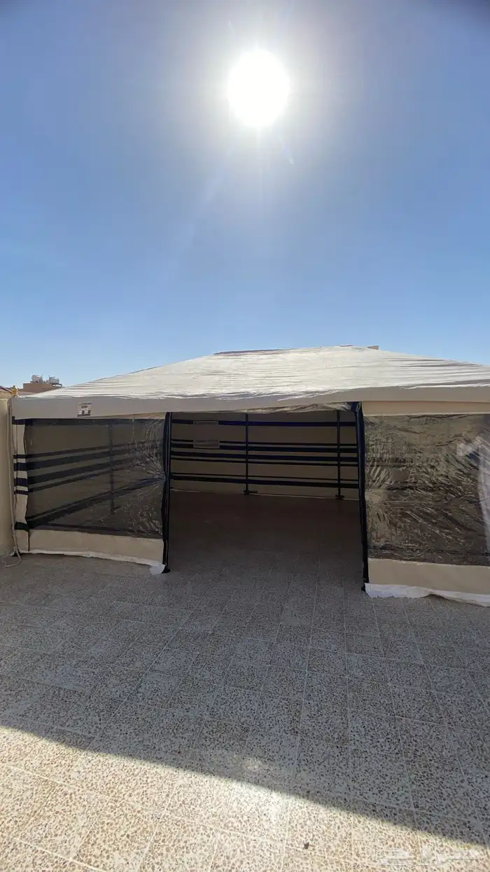 خيمة الضيافة نضام هيكل بدون اطناب 0