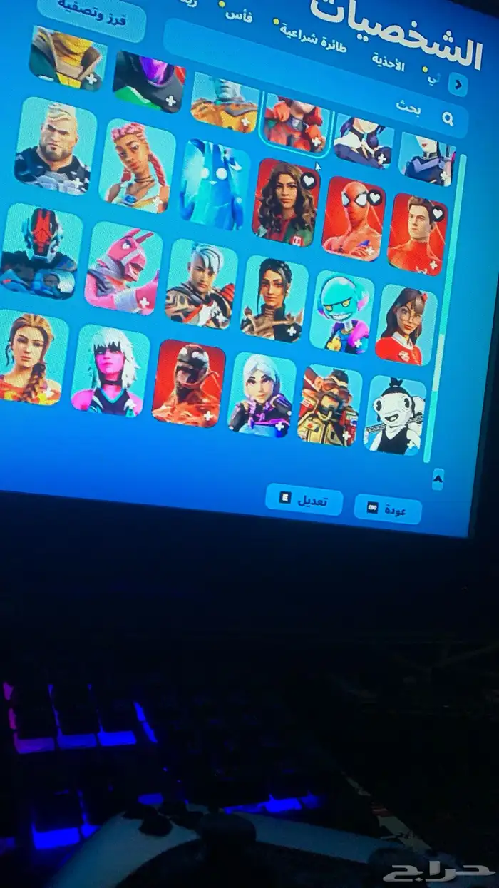 حساب فورت نايت 40