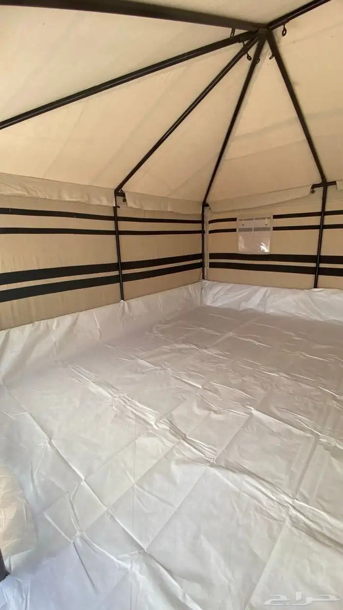 خيمة الضيافة نضام هيكل بدون اطناب 6