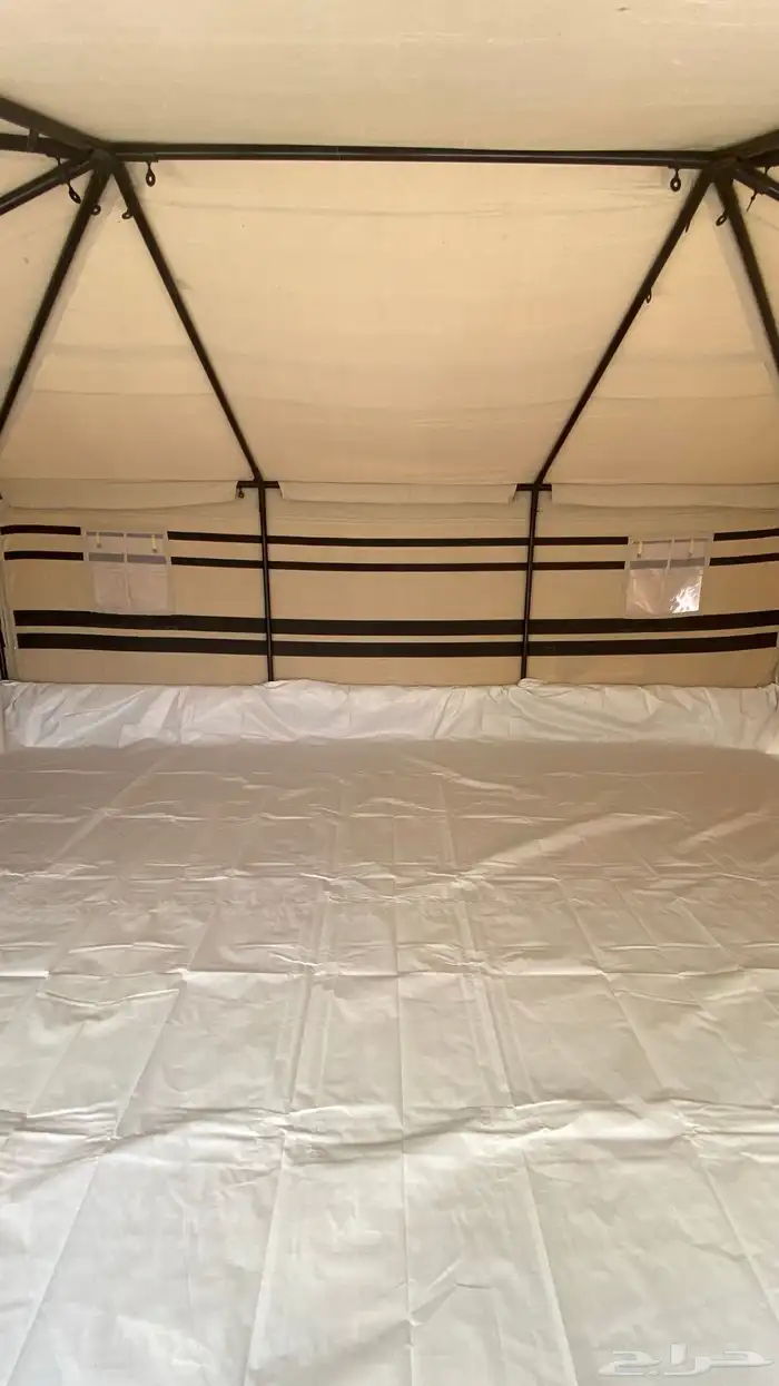 خيمة الضيافة نضام هيكل بدون اطناب 3