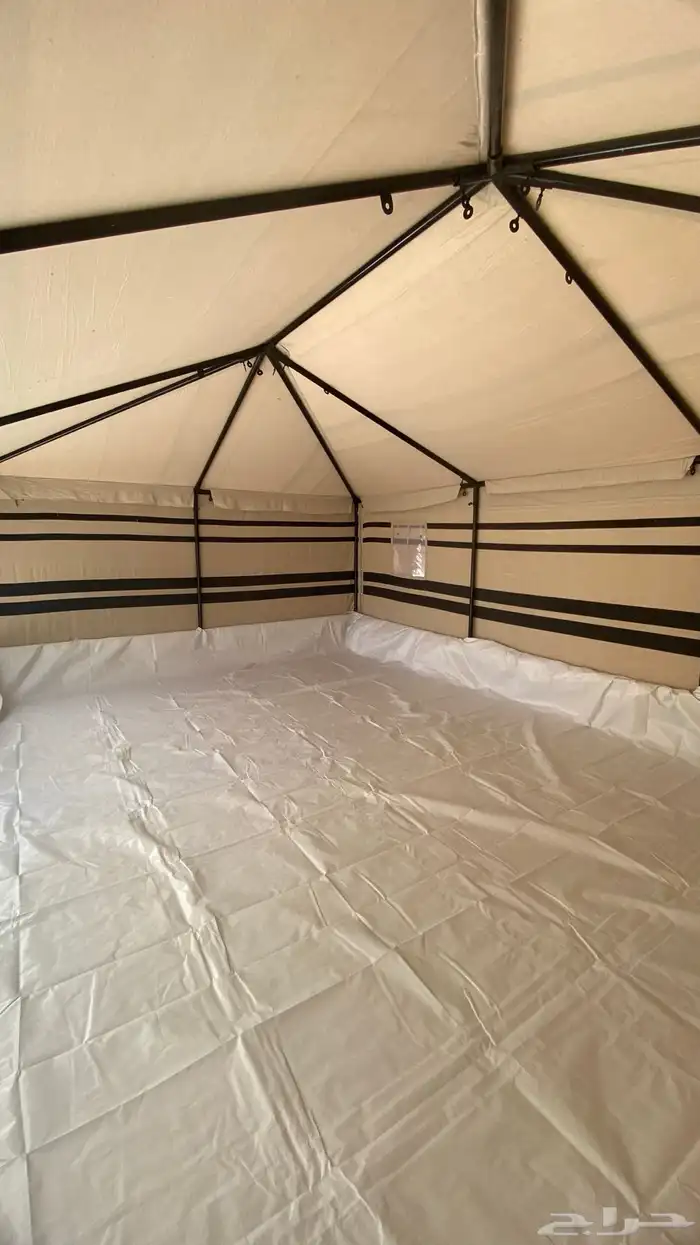 خيمة الضيافة نضام هيكل بدون اطناب 1