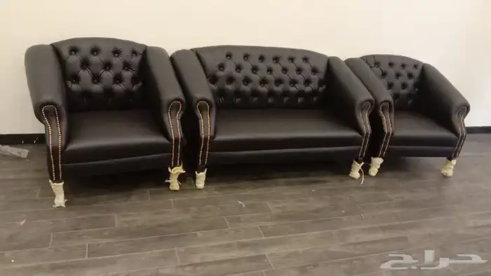 كنب جلد مكتبي و كرسي انتظار فخم كل ألوان متوفر 0