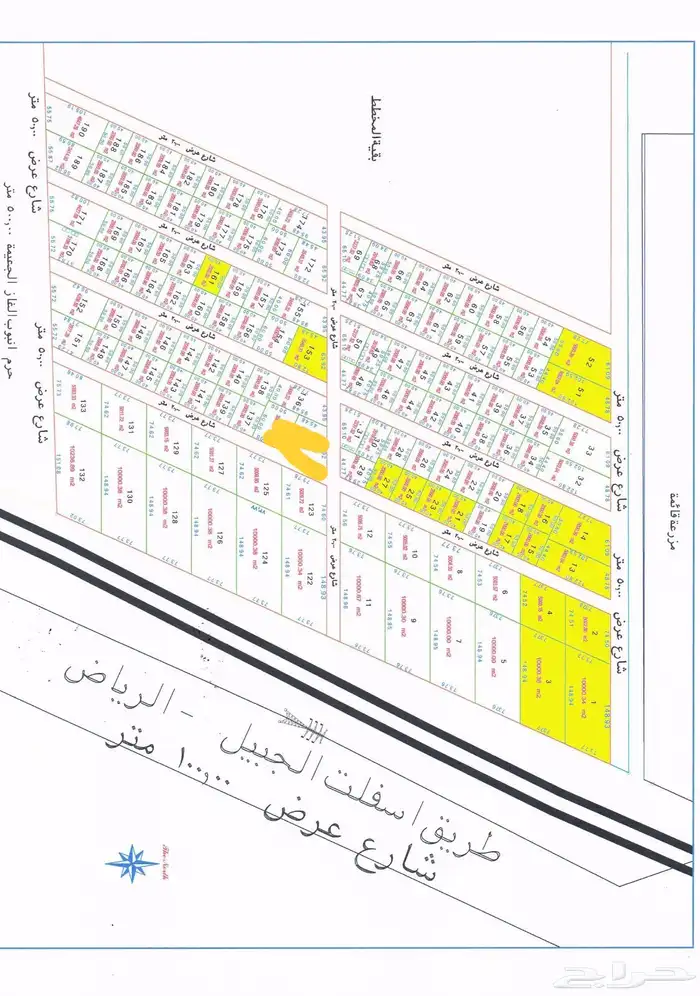 بدء. التاجير اراضي زراعية طريق الرياض الجبيل 15