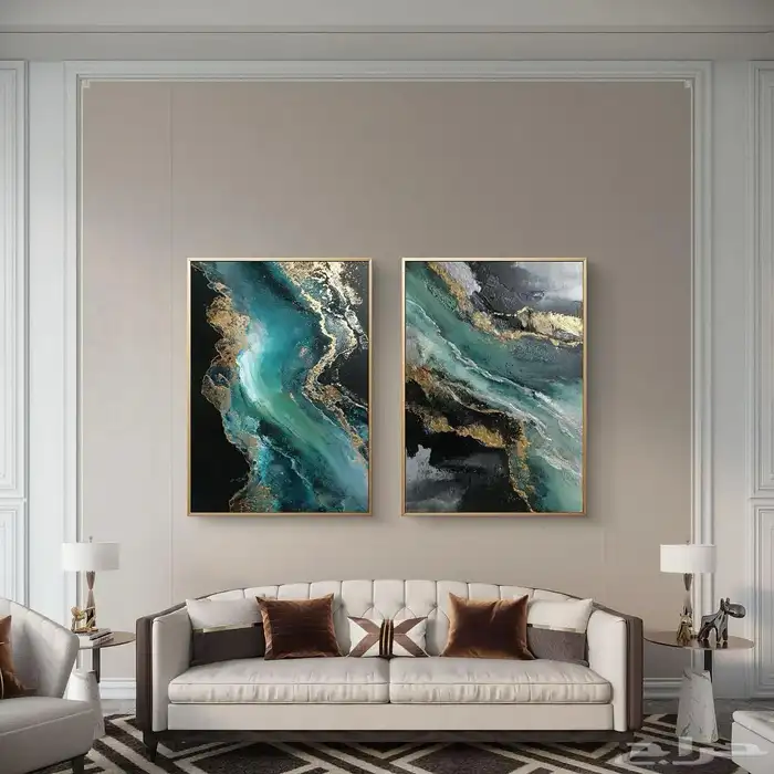 لوحات جدارية لوحات فنية 5