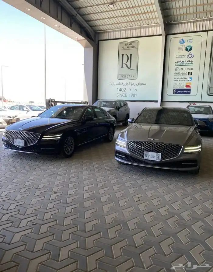جنسس G80 برستيج 2024وكاله عداد50 سعودي اسود و فضي ضمان وكالة 0