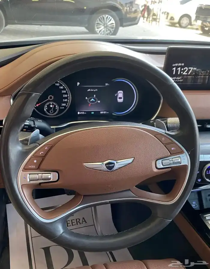 جنسس G80 برستيج 2024وكاله عداد50 سعودي اسود و فضي ضمان وكالة 14