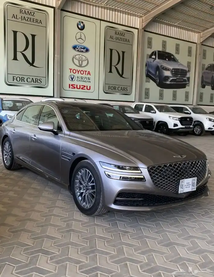 جنسس G80 برستيج 2024وكاله عداد50 سعودي اسود و فضي ضمان وكالة 1