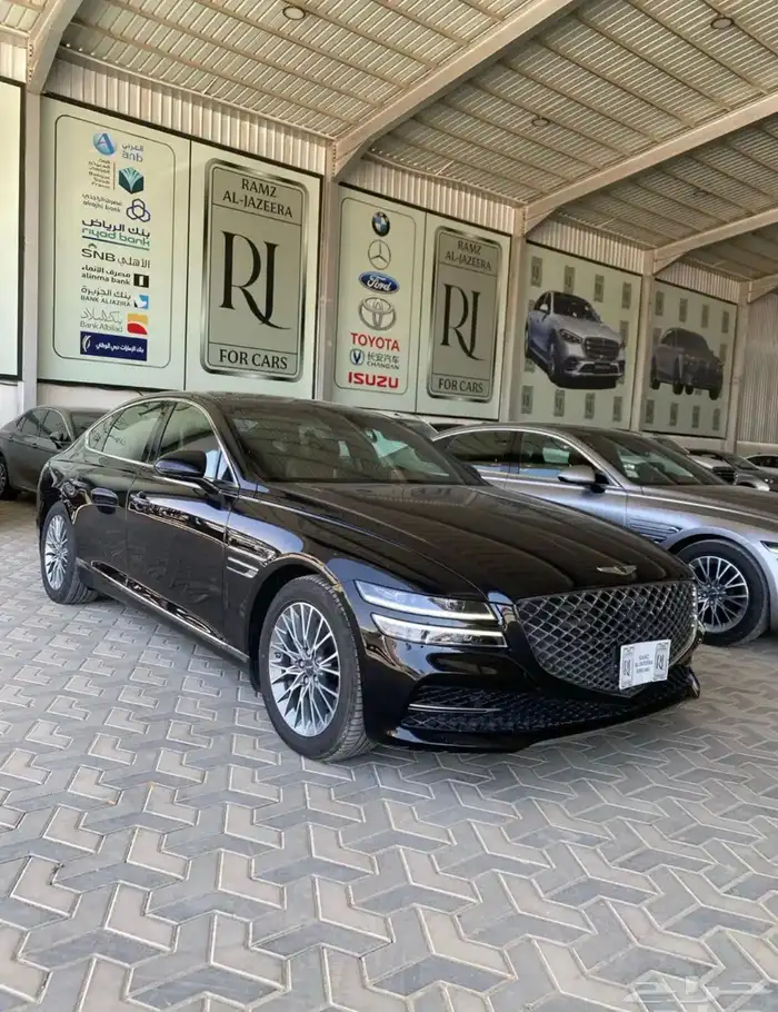 جنسس G80 برستيج 2024وكاله عداد50 سعودي اسود و فضي ضمان وكالة 4