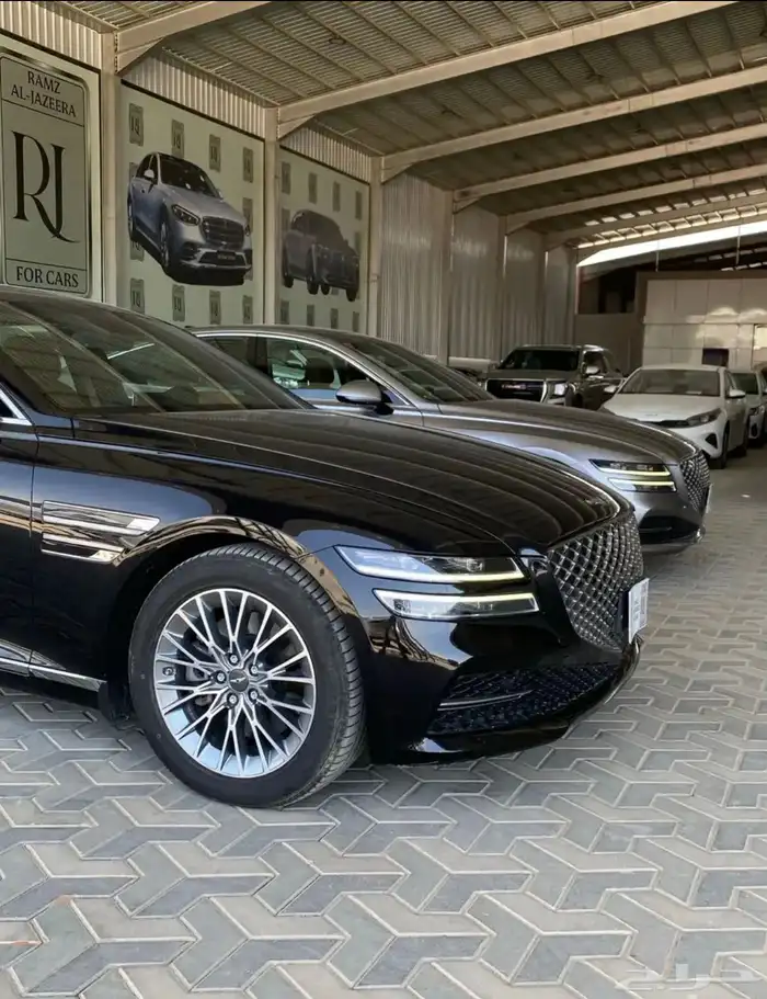 جنسس G80 برستيج 2024وكاله عداد50 سعودي اسود و فضي ضمان وكالة 6