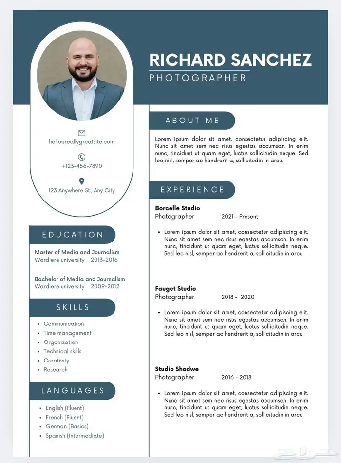 مصمم Cv احترافي يفتح لك الأبواب وبأنظمه حديثه 6