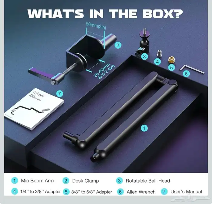 سماعه770 DT مايكK688 استاند من فيفاين 3